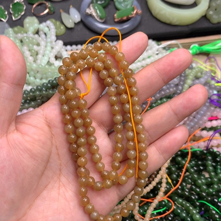 和田玉未镶嵌手链51
