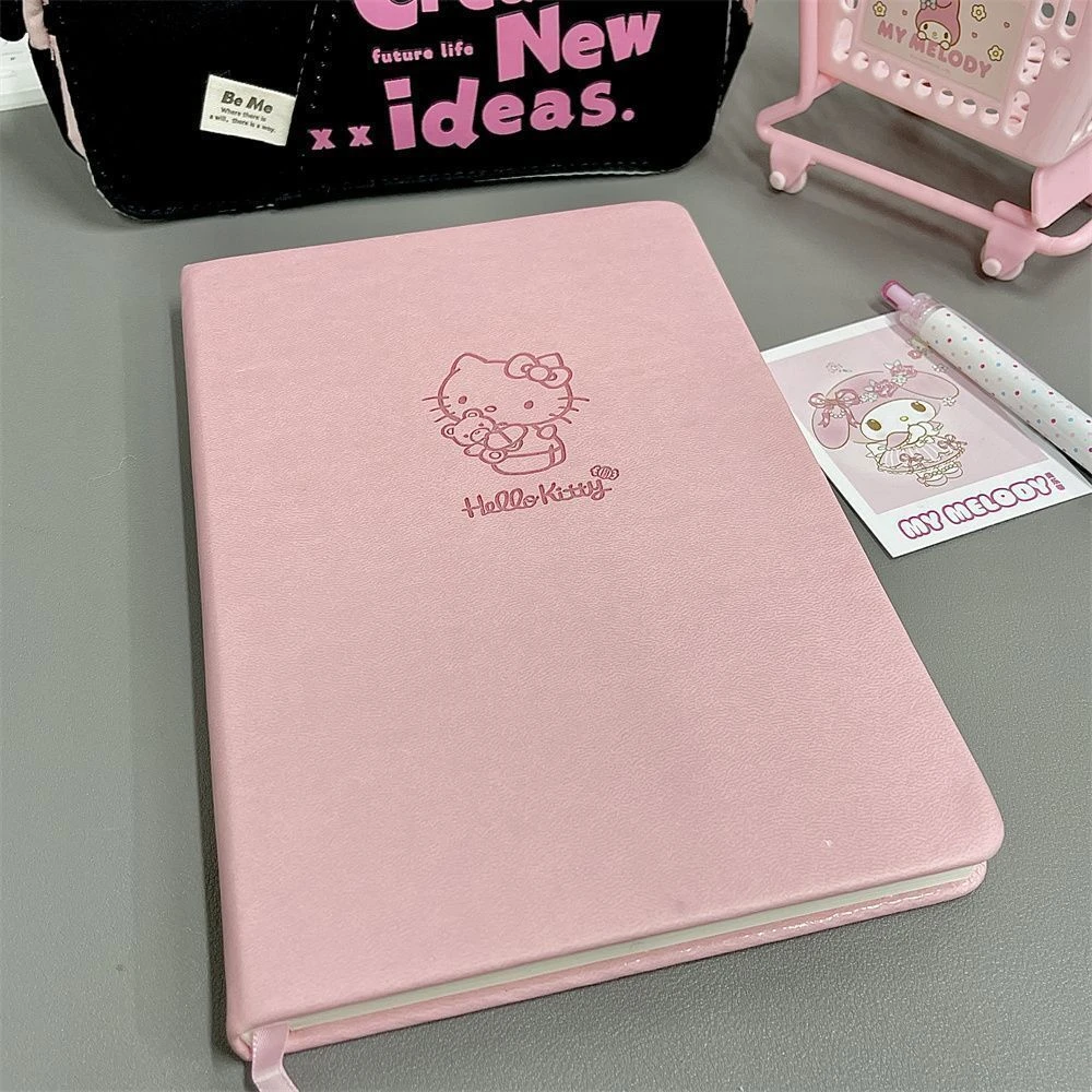 Hellokitty凯蒂猫笔记本高颜值ins少女心日记本学生记事本子T