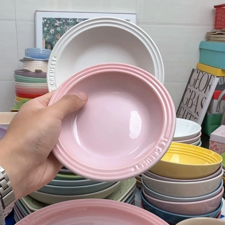 瓷片微瑕2个6英寸接骨碟