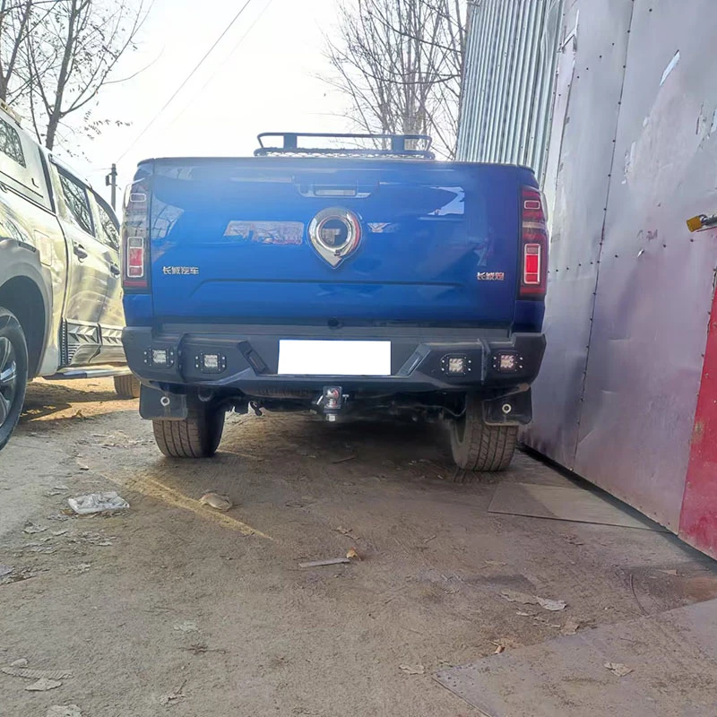 加装长城炮后杠龙门架行李框改装防撞杠适用越野防护无损安装