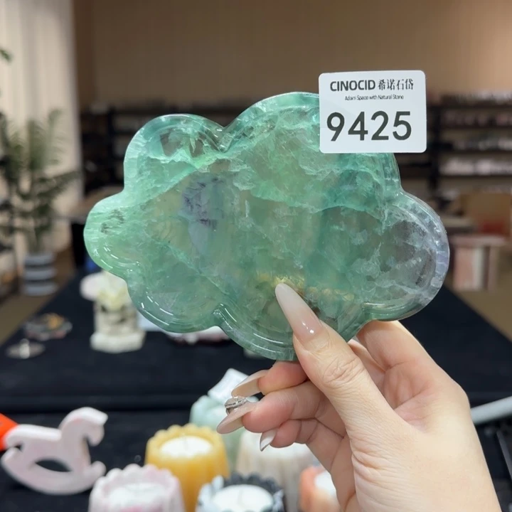 绿水晶小云朵。 9425