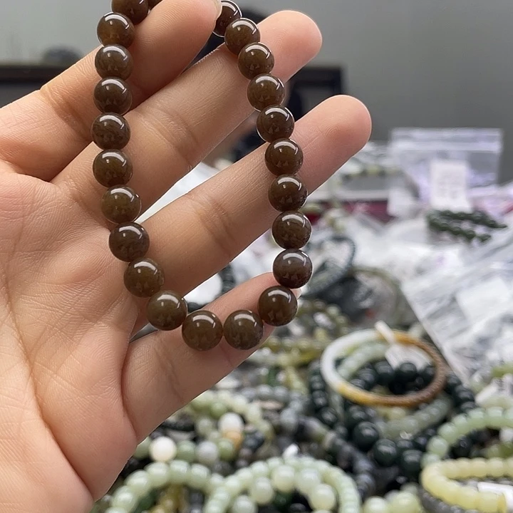 和田玉未镶嵌手串