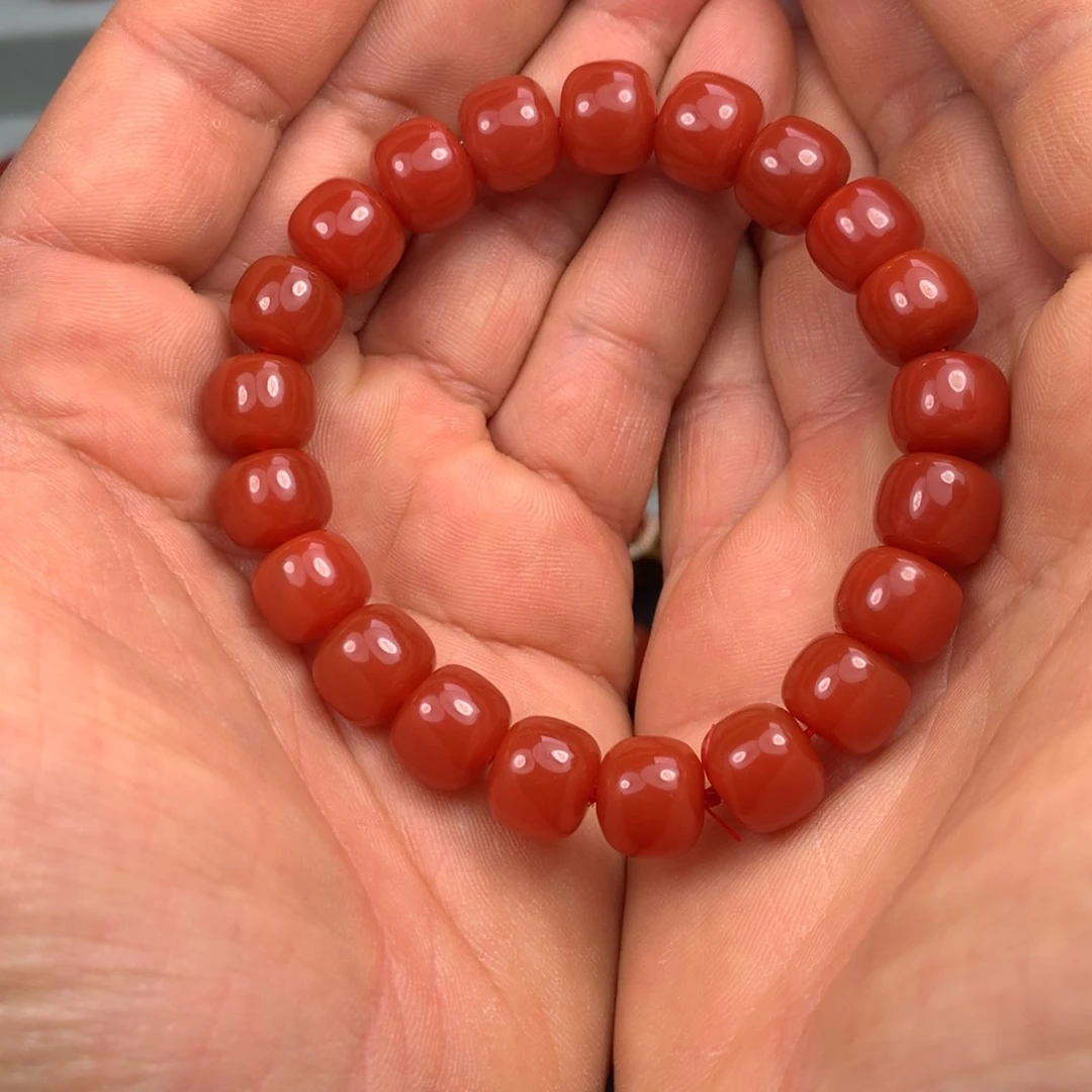 南红玛瑙珠子未镶嵌p****6