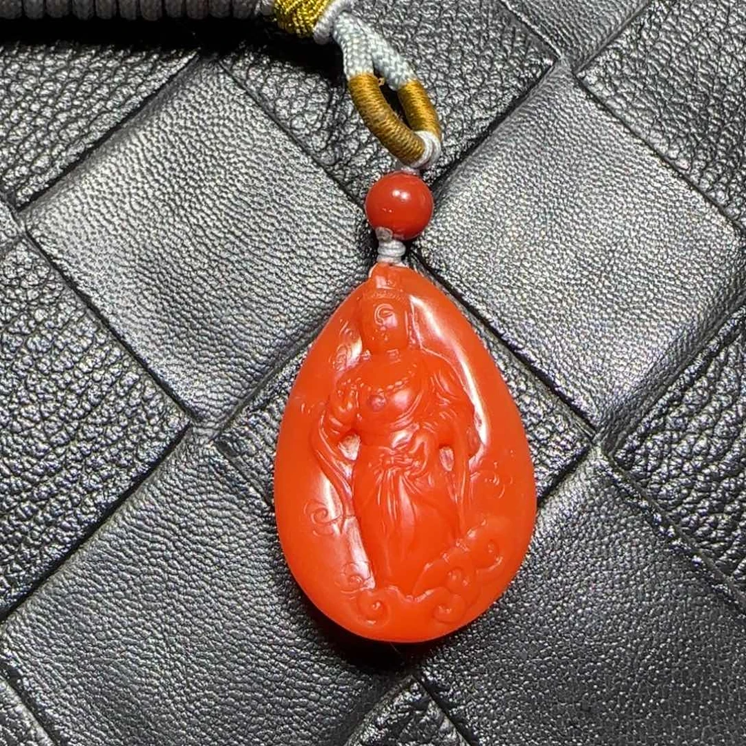 星***晨南红玛瑙未镶嵌观音