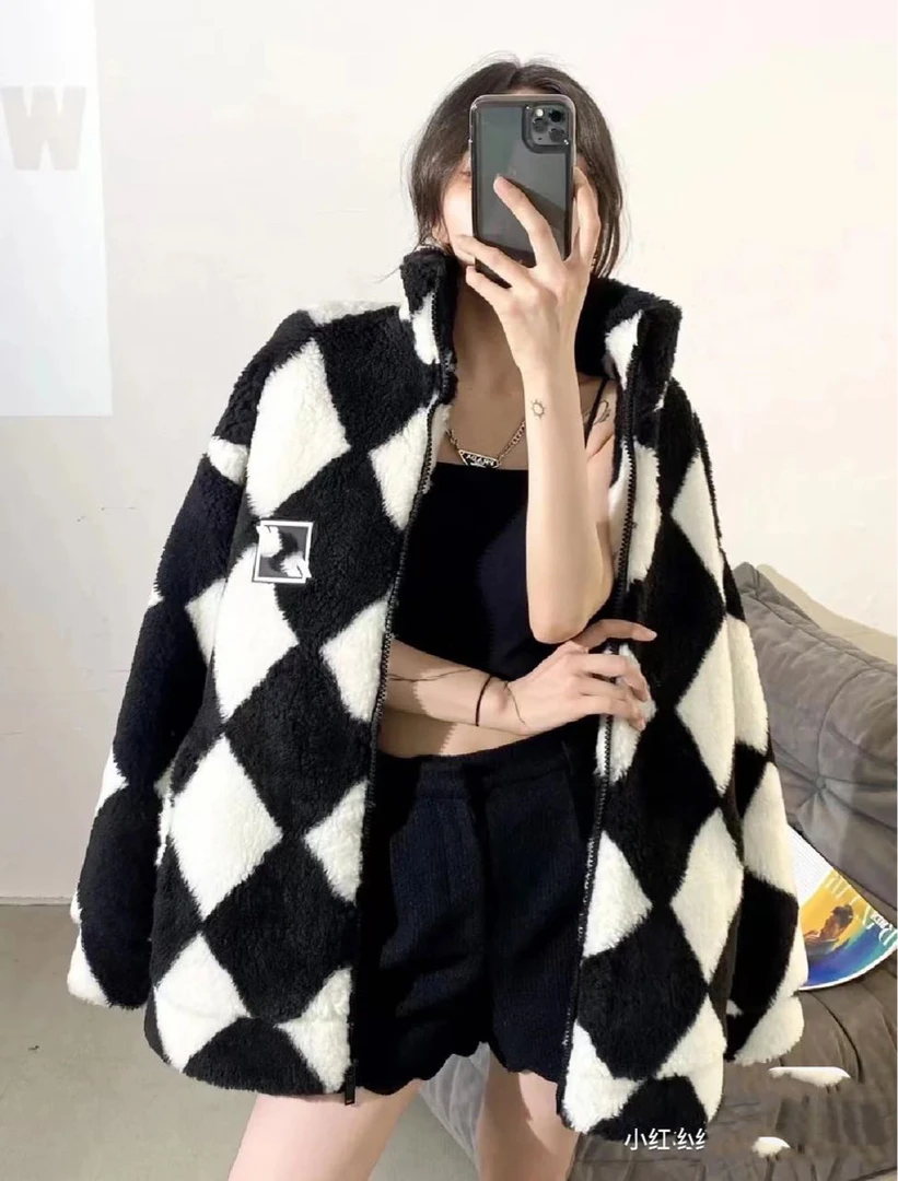 十三行YH厚毛毛夹棉外套（10006#）