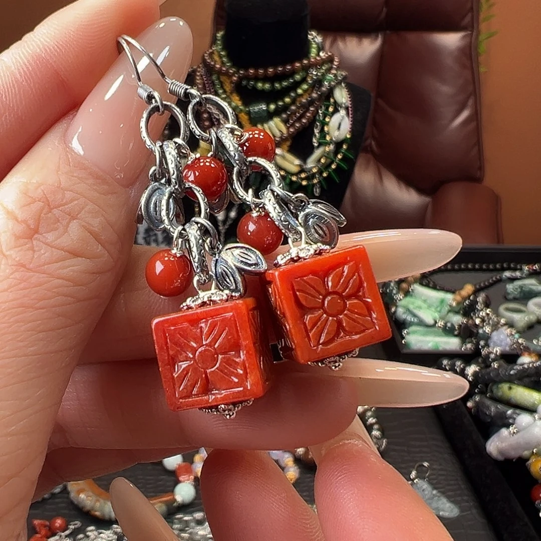 翡翠未镶嵌耳饰耳环