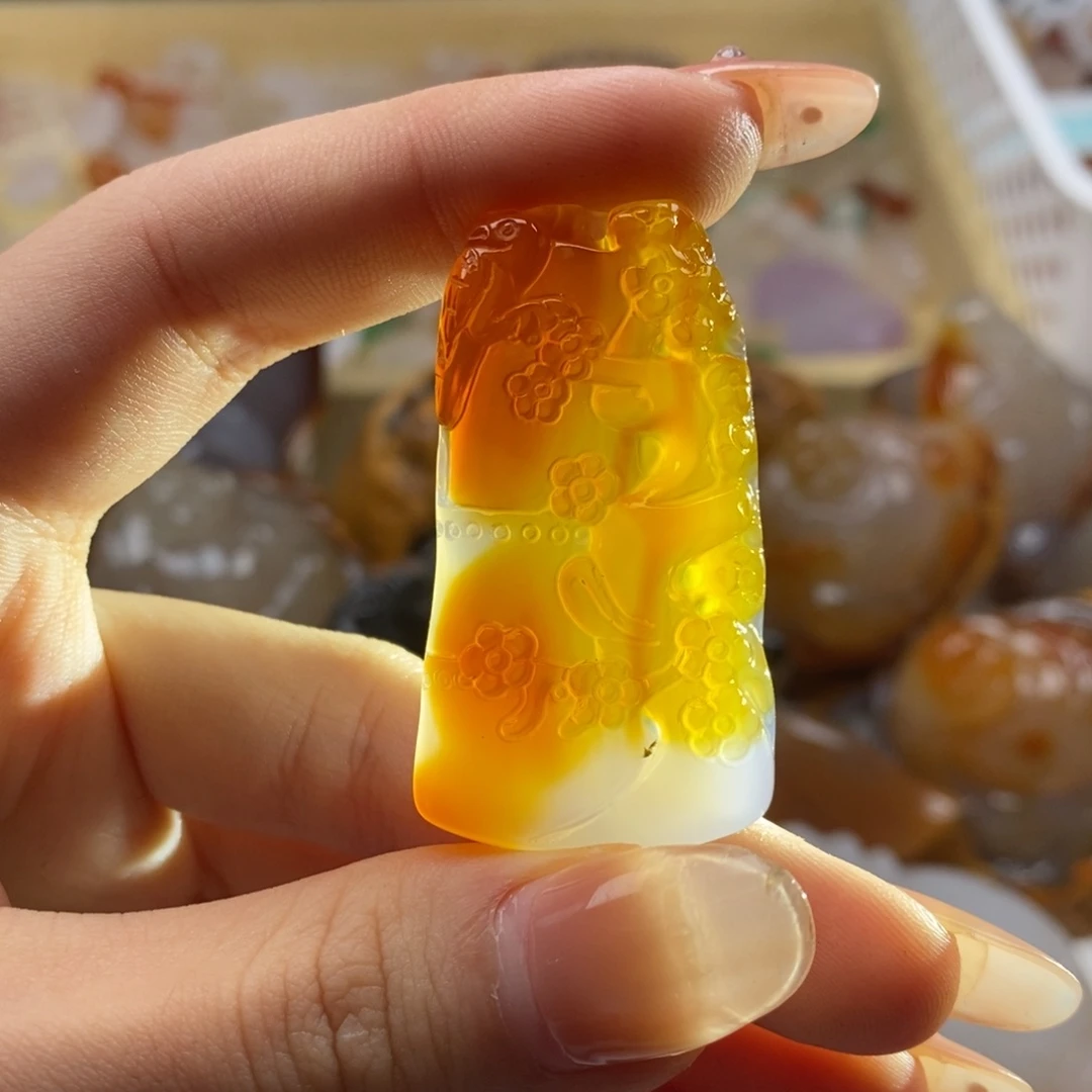玛瑙/玉髓未镶嵌颈饰
