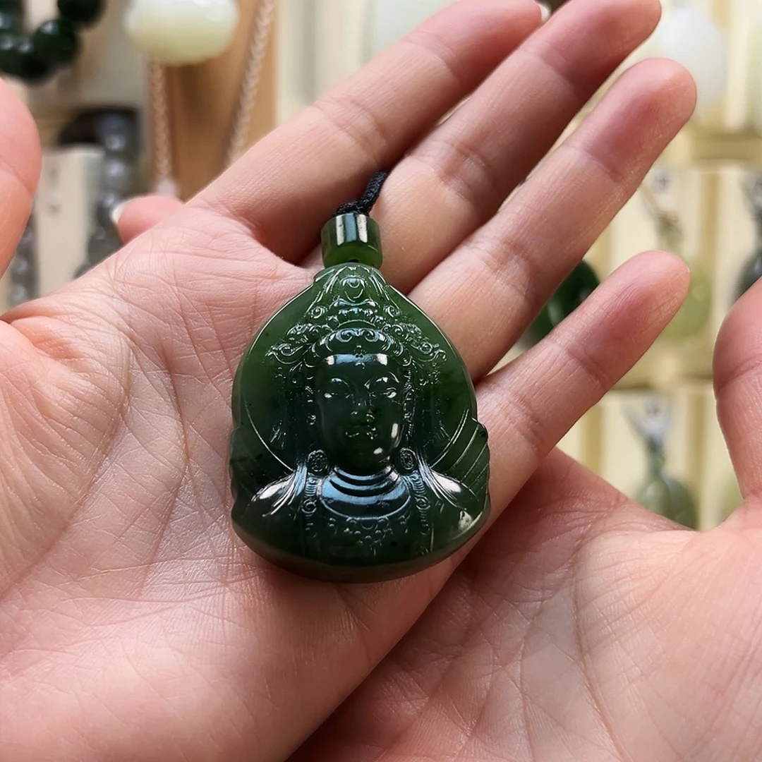 没***单和田玉未镶嵌颈饰