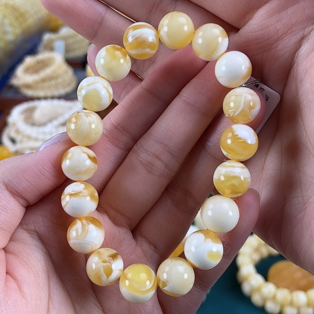 琥珀未镶嵌珠宝奇石11 14.8 金瓷白