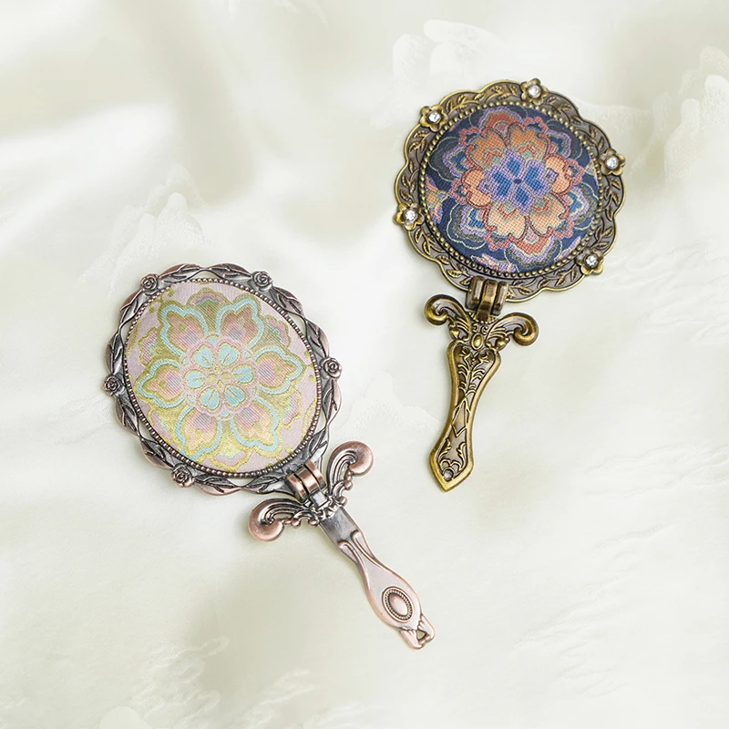 国风新中式宋锦镜子