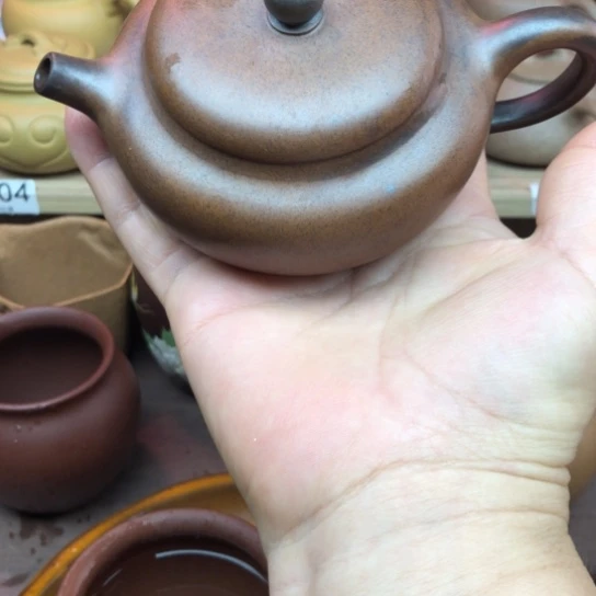 紫砂茶壶还原烧柿园180豪升左右