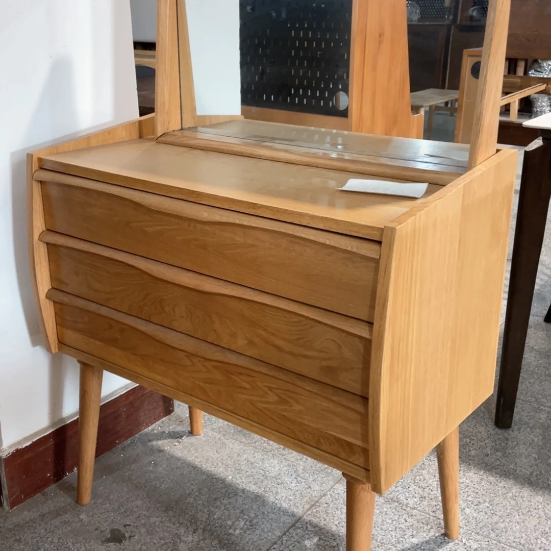 木白橡木原木色梳妆台