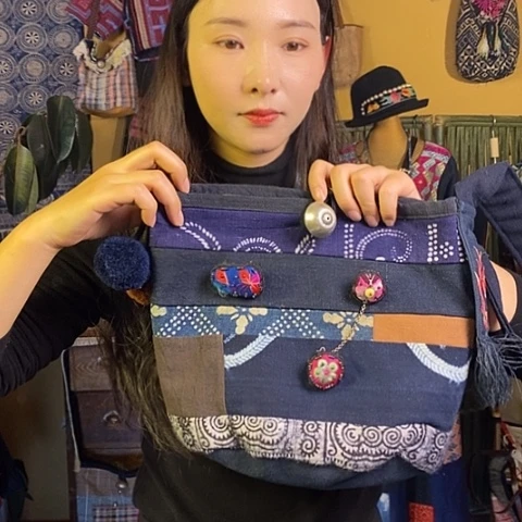 织绣大****鱼手工老绣胸针