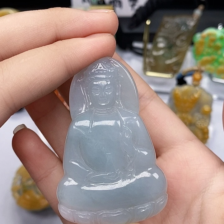 颈饰未镶嵌翡翠翡翠A货