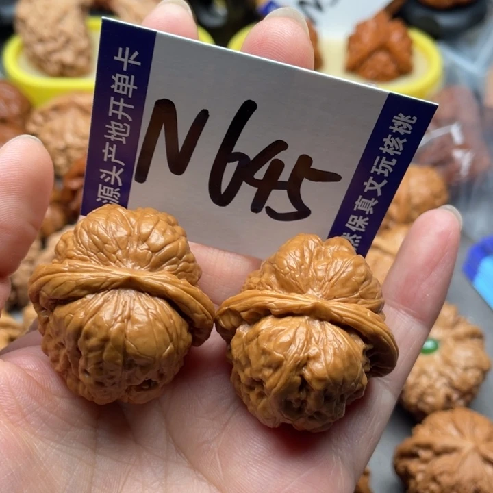 文玩核桃把件蛙蛙36尺