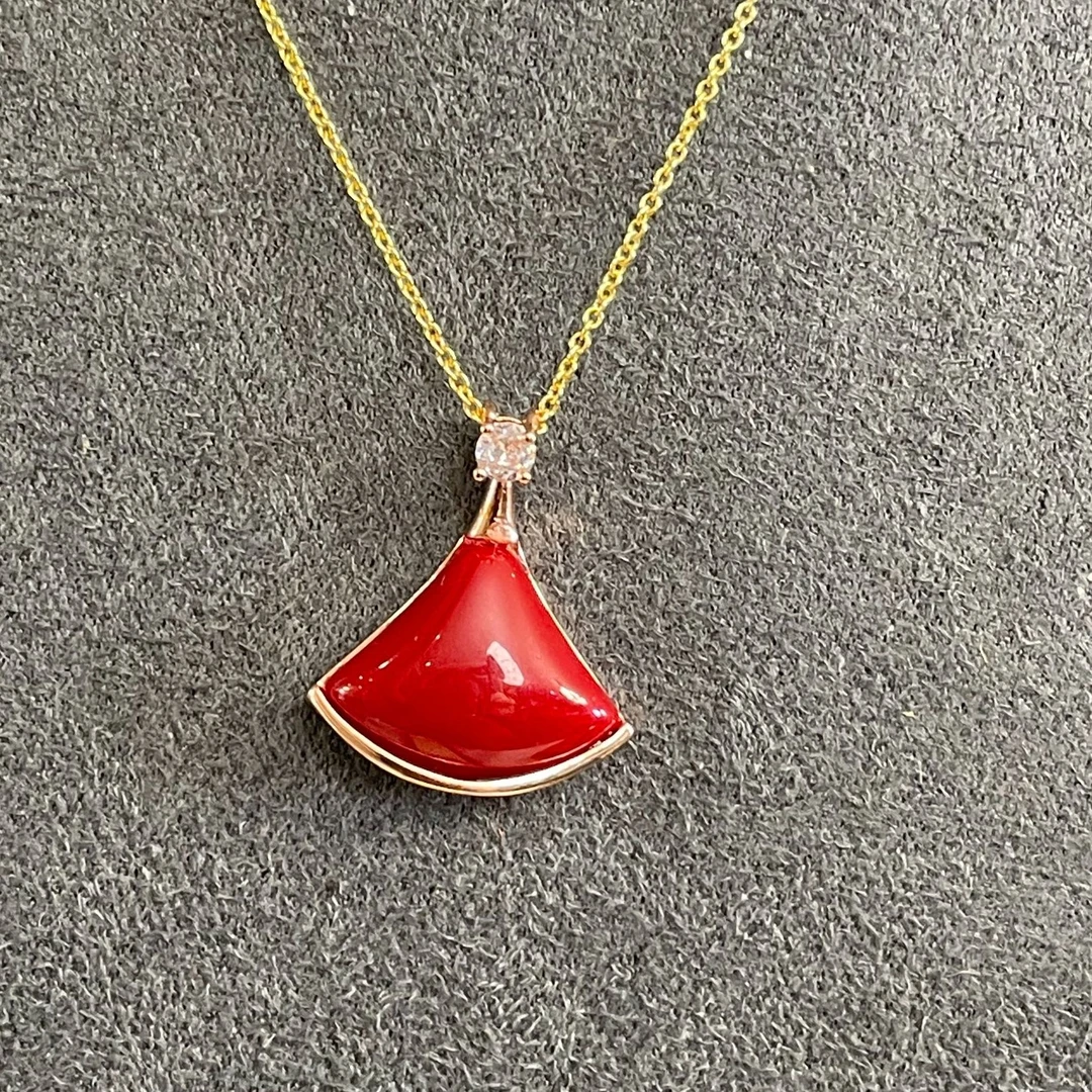 非金属珐琅吊坠 可西卡 红色 宝各 吊坠