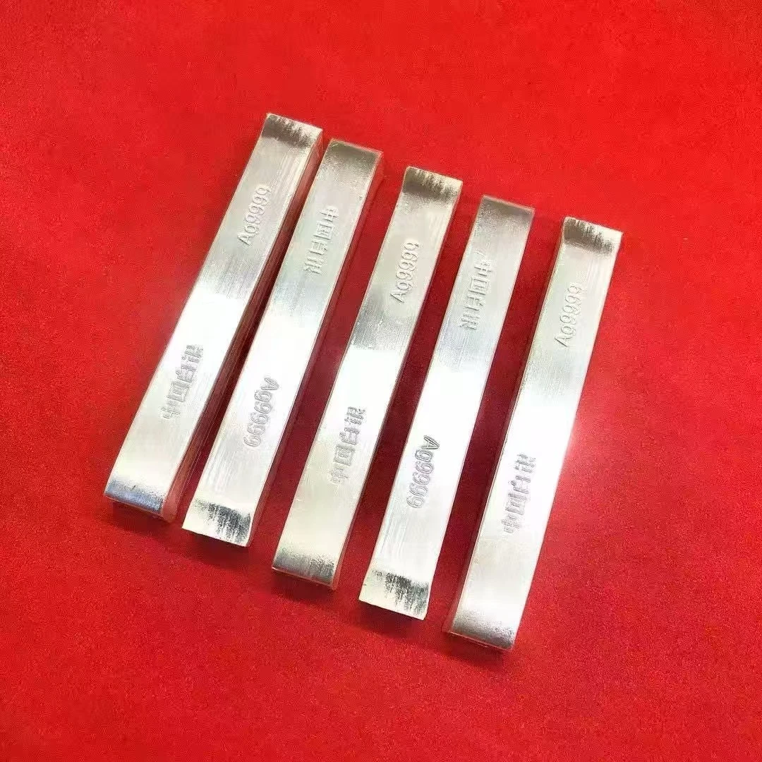 足银银制品 999.9正品国标1号银银条