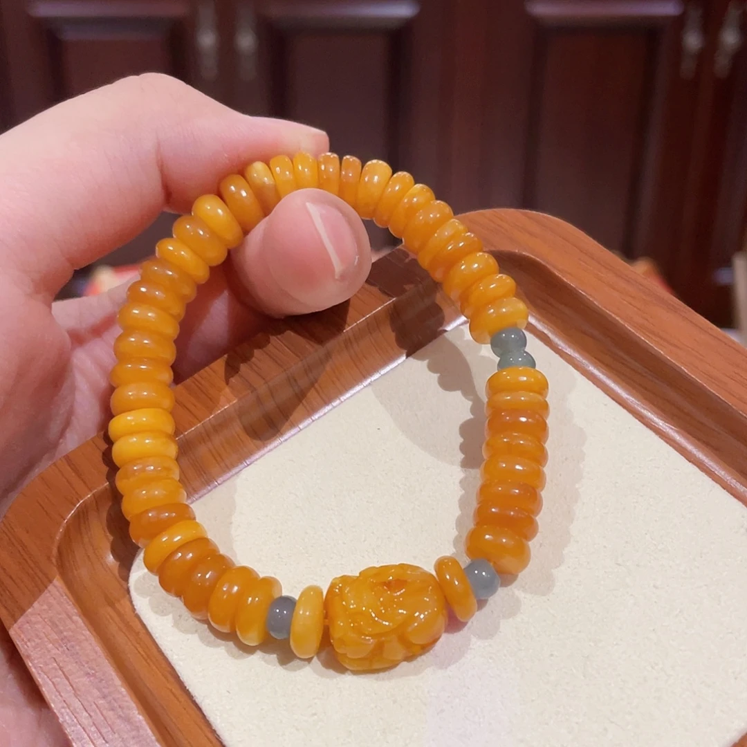 手链蜜蜡未镶嵌手串