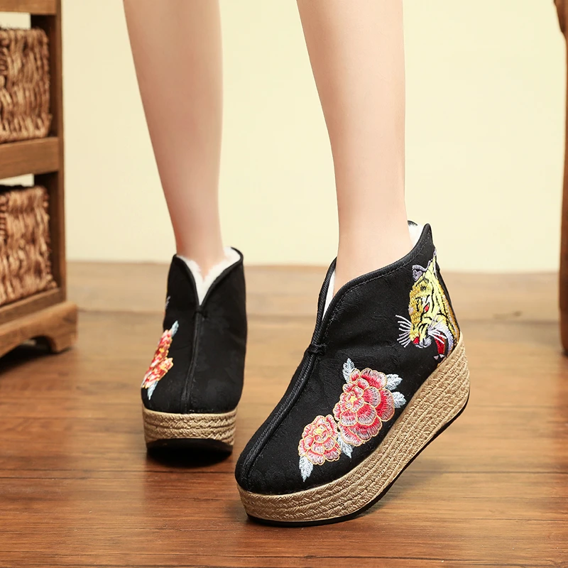 1618-22老底 进口长毛绒 加厚女棉靴高帮