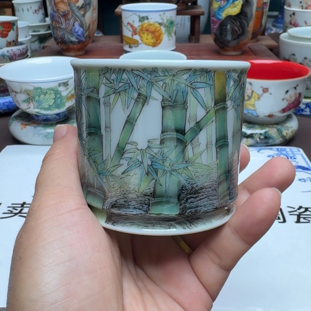 景德镇手工手绘展示