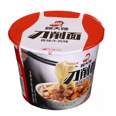 顾大嫂刀削面香辣牛肉味 108g/桶