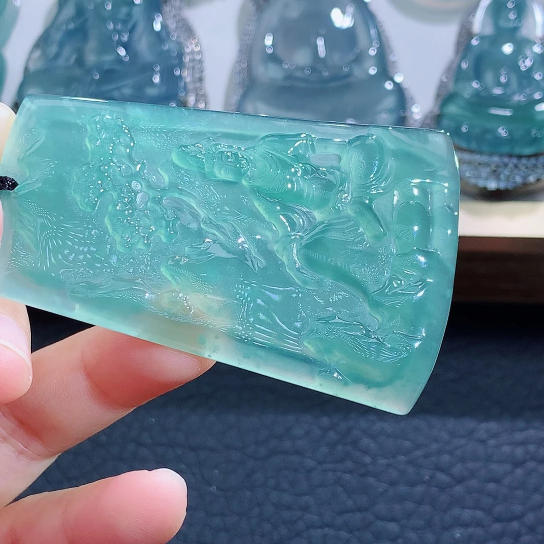未镶嵌挂件翡翠翡翠