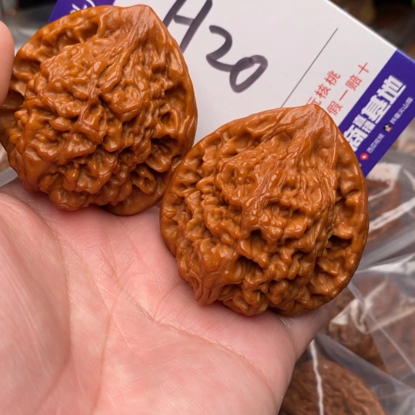 【闪购商品】文玩核桃吊坠?边45大官帽