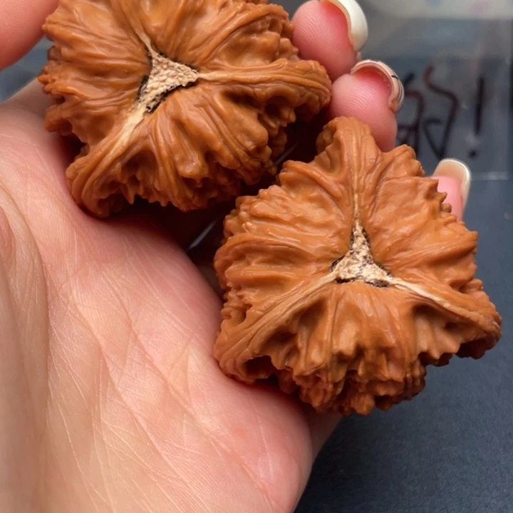 二***少文玩核桃吊坠白狮子