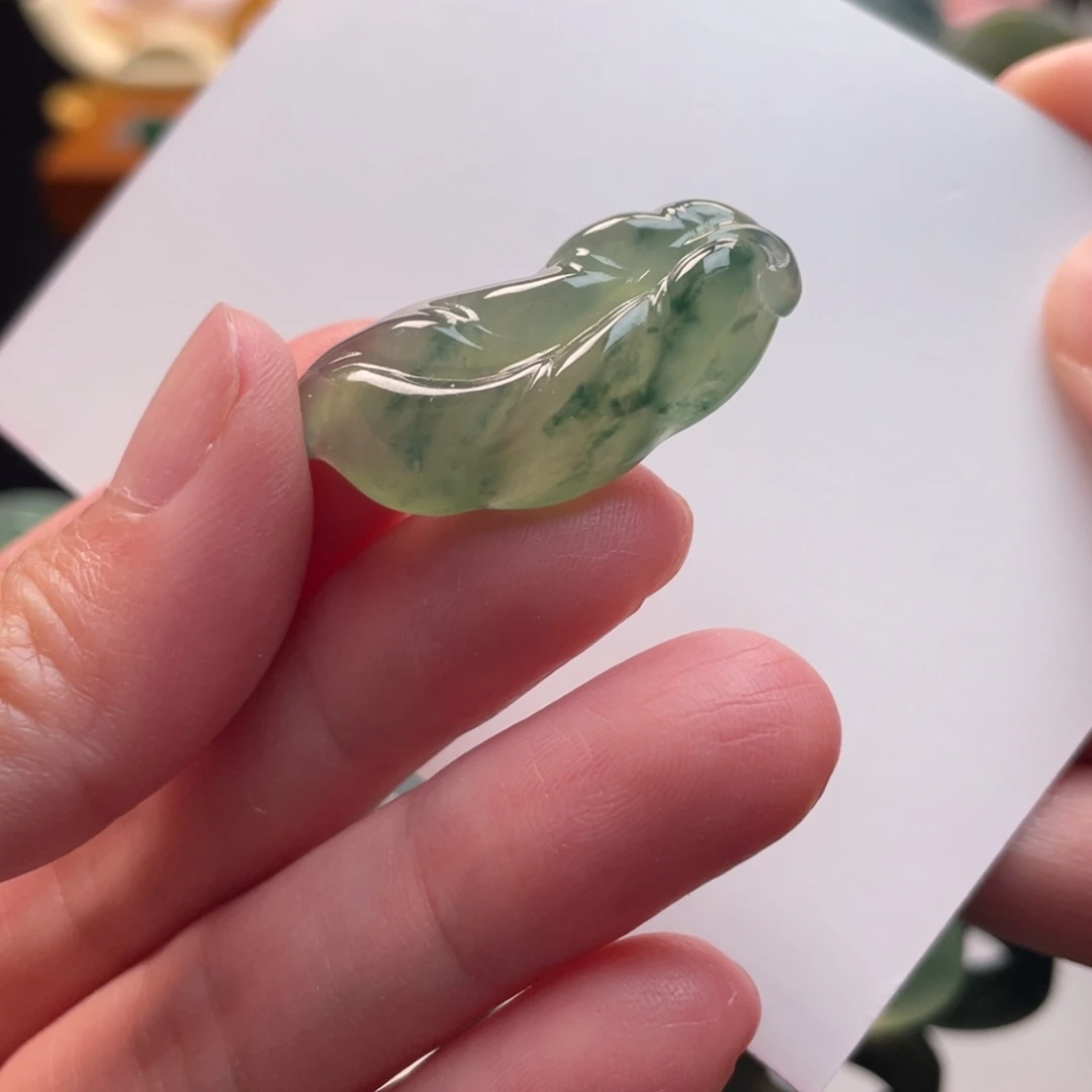 未镶嵌定制翡翠叶子
