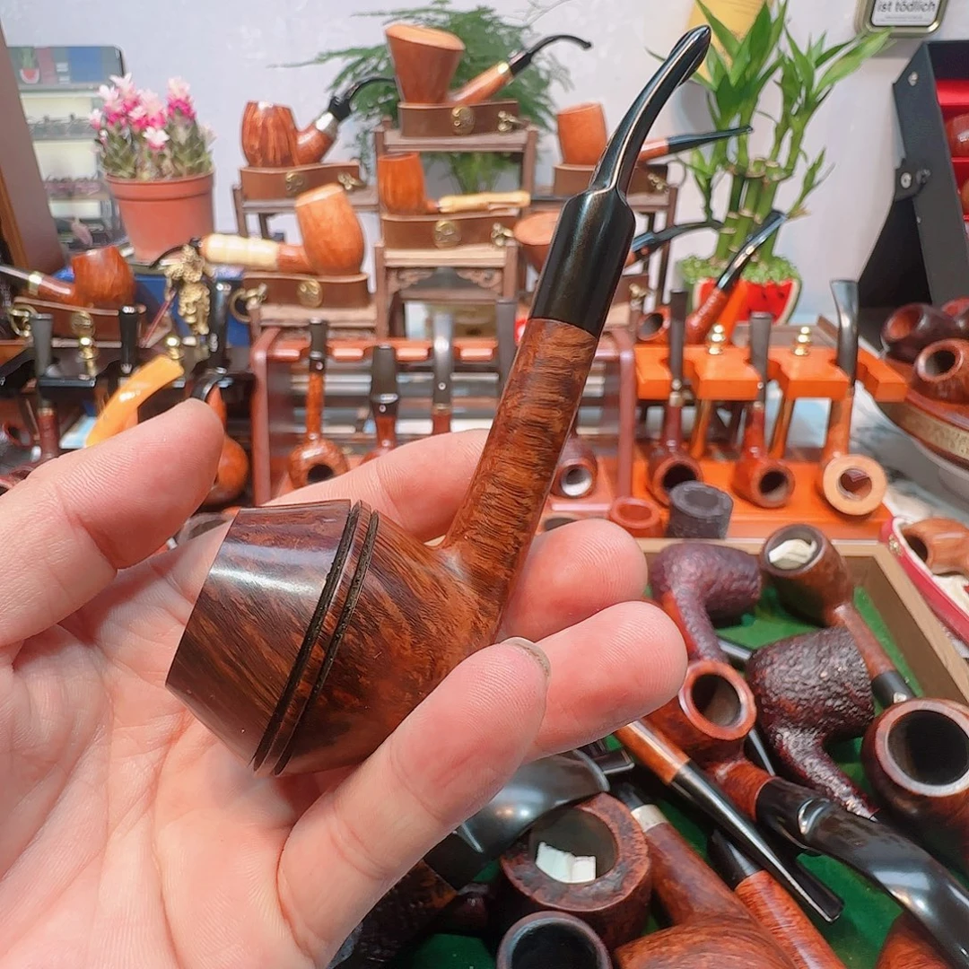 腾***马丹麦，诺丁，石楠木工艺品，烟斗