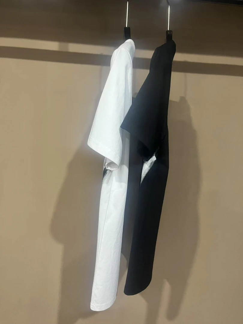 【2203】2025春季新款时尚休闲百搭情侣款圆领半袖T恤