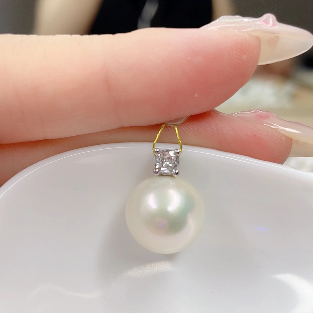 淡水珍珠未镶嵌吊坠(赠链)