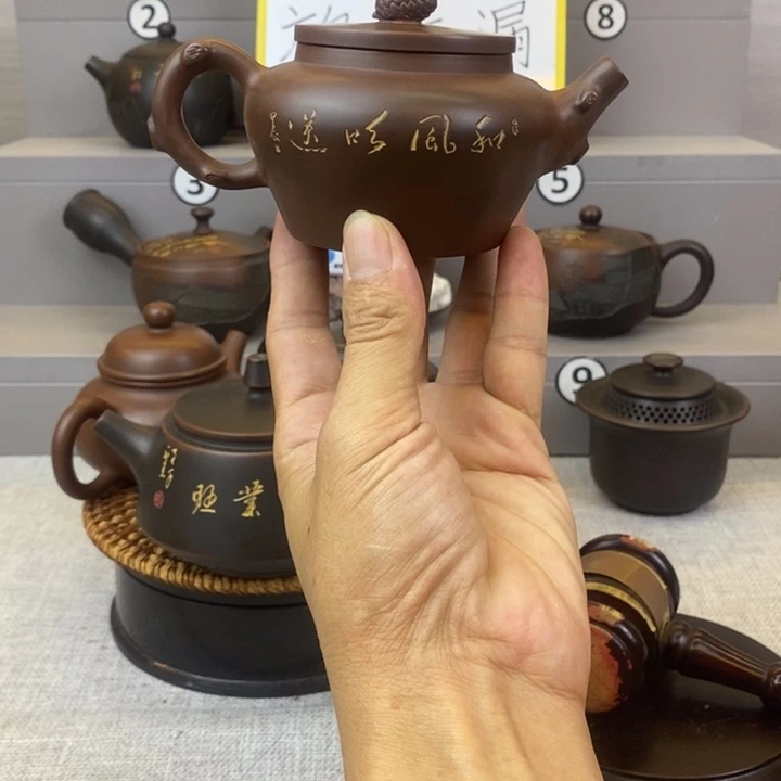 新***門广西钦州坭兴陶茶壶