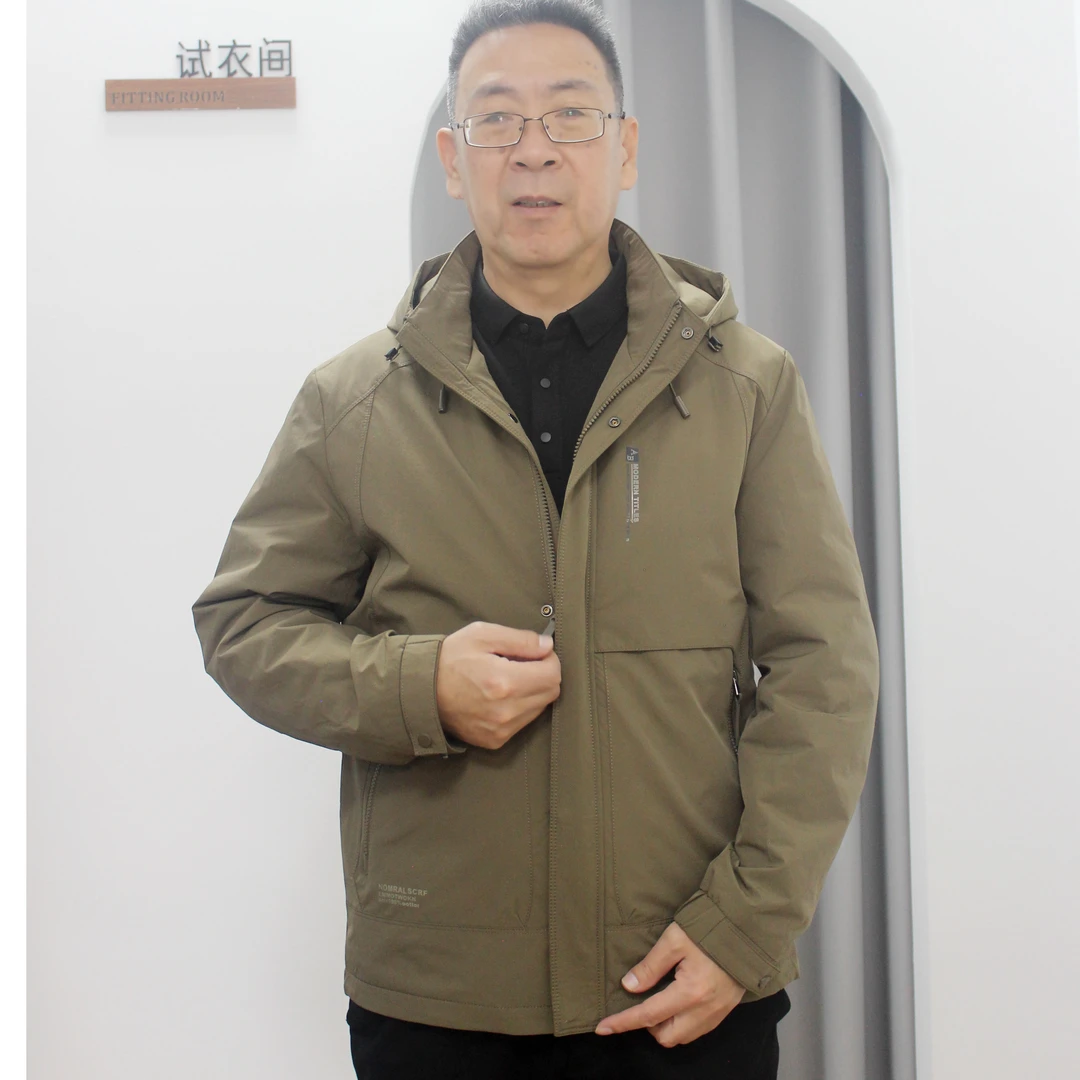 轻薄羽绒服 保暖时尚轻奢商务休闲男装男士男士加绒冬季