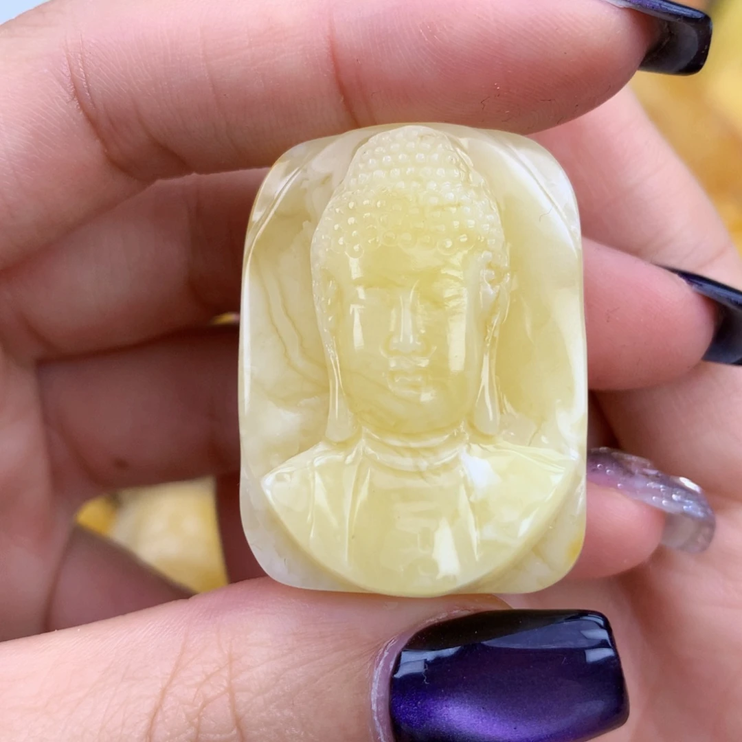 琥珀未镶嵌裸石35×26