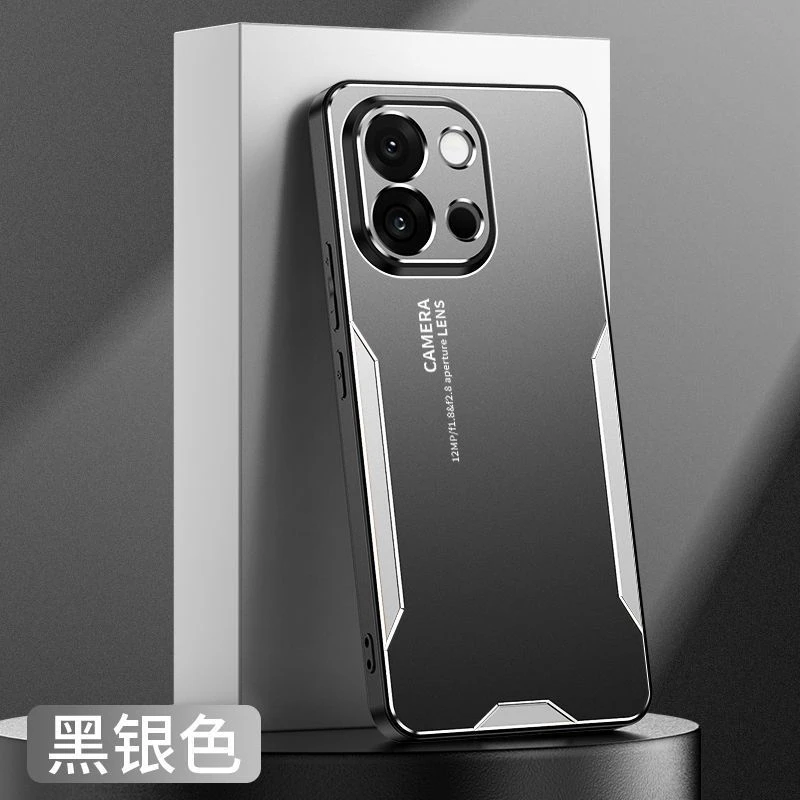 一加13T手机壳PKX110金属硬壳磨砂软边镜头全包防摔保护套新款5g