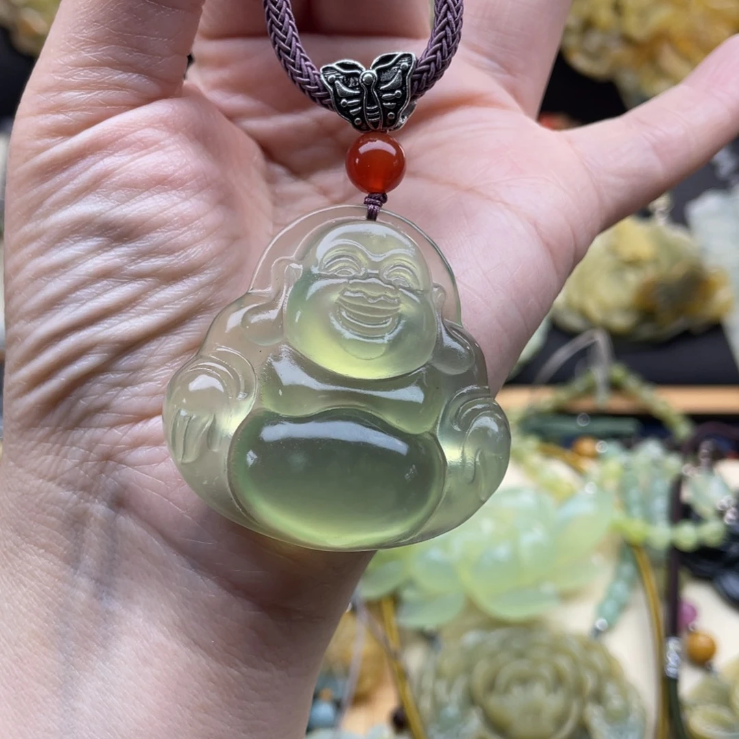 蛇纹石玉颈饰未镶嵌