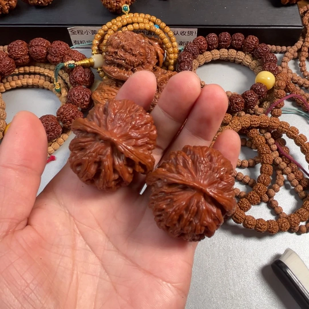 桃核把件苹果园核桃