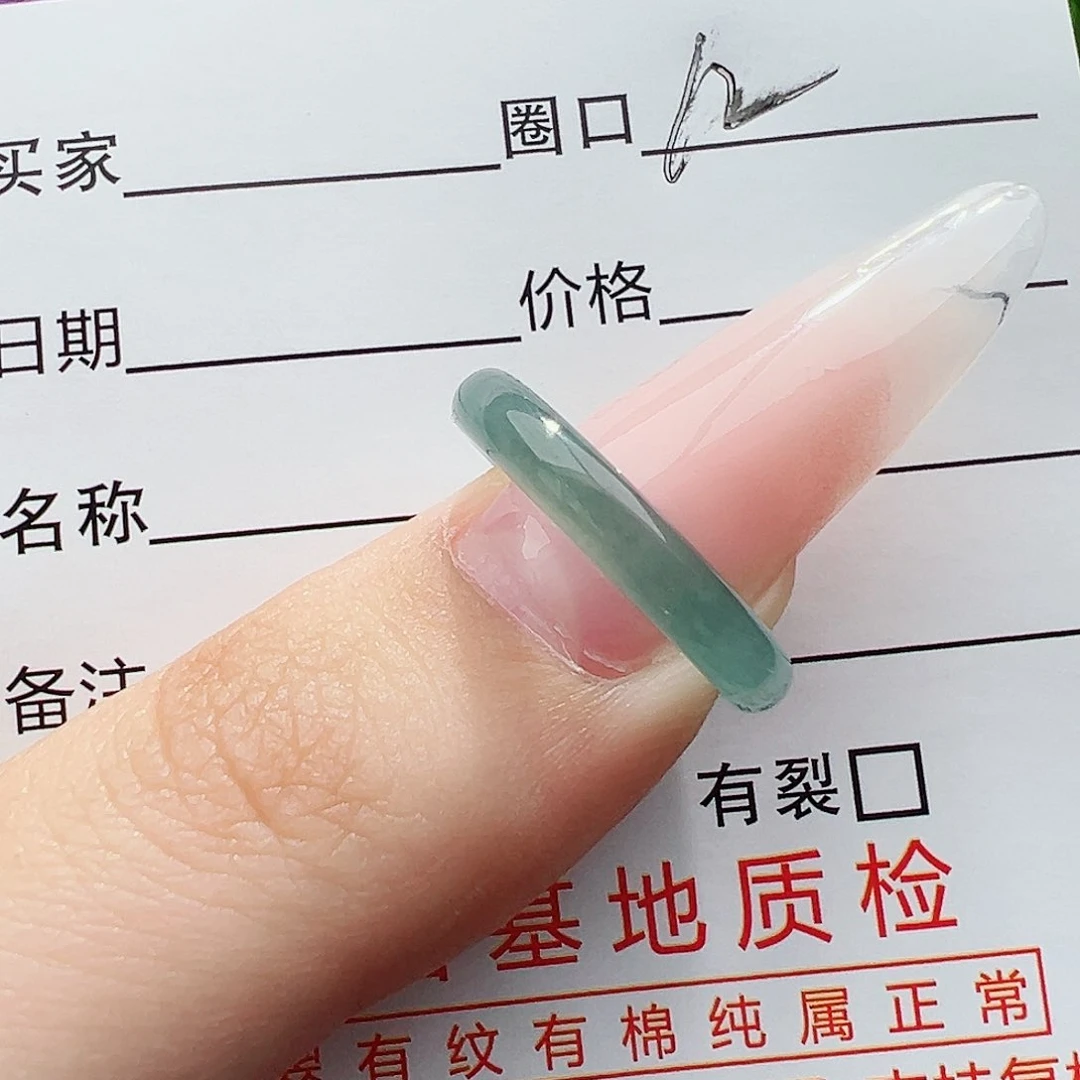 翡翠戒指未镶嵌缅甸翡翠