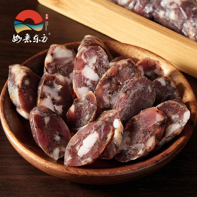 如意东方海鲜紫菜香肠如东特产纯手工风干制作