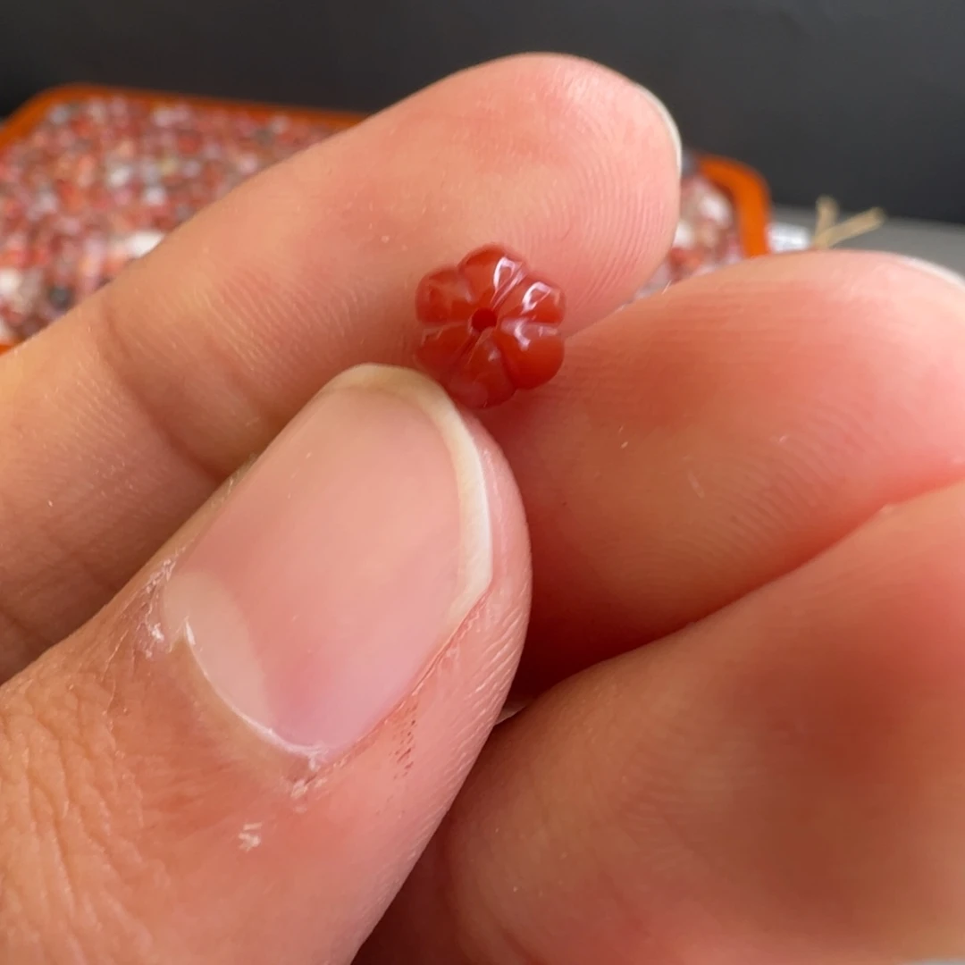 南红玛瑙未镶嵌611号南红6+瓜珠，多样性发一