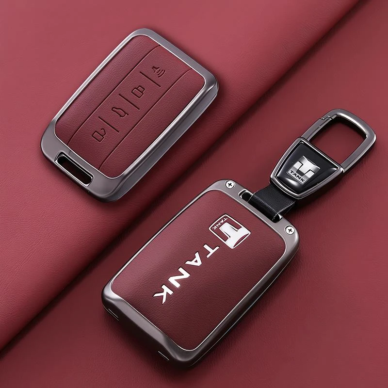 适用坦克300钥匙套新款500专用400车700壳400hi4t三百高档扣男女