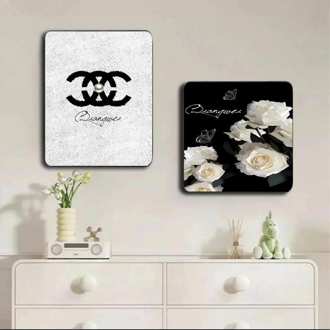 北欧ins花朵平安喜乐摆台装饰画桌面家居装饰摆件床头柜玫瑰432