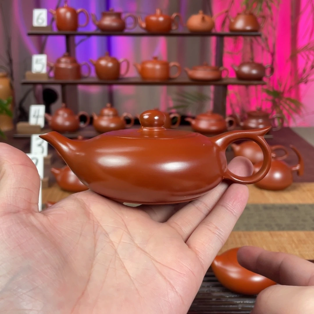 徿***忆茶壶紫砂精沉鱼120cc