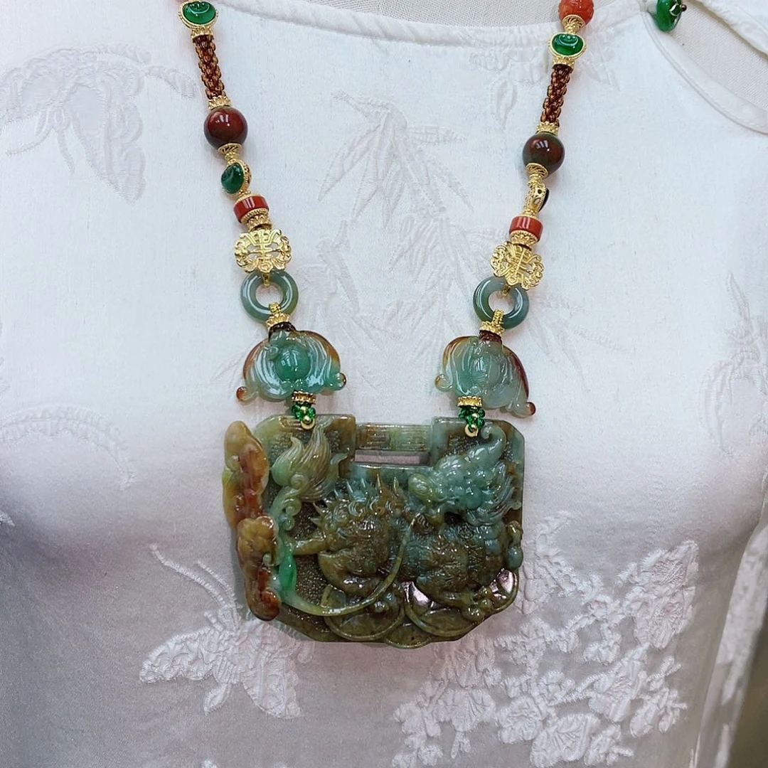 颈饰合金翡翠48小时鉴赏期1