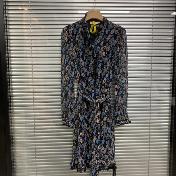 99新 TORY BURCH/汤丽柏琦 碎花连衣裙/F01070