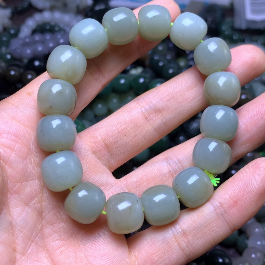 和田玉未镶嵌手串