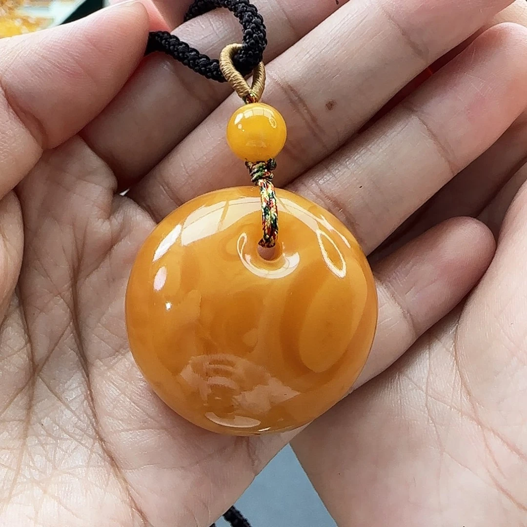 手链琥珀未镶嵌吊坠