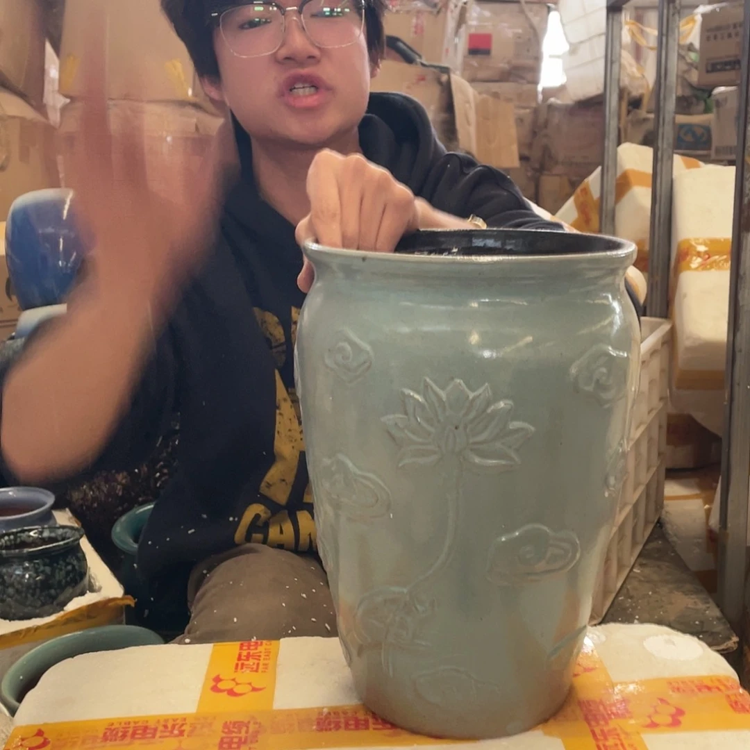 红陶宜兴紫砂花盆