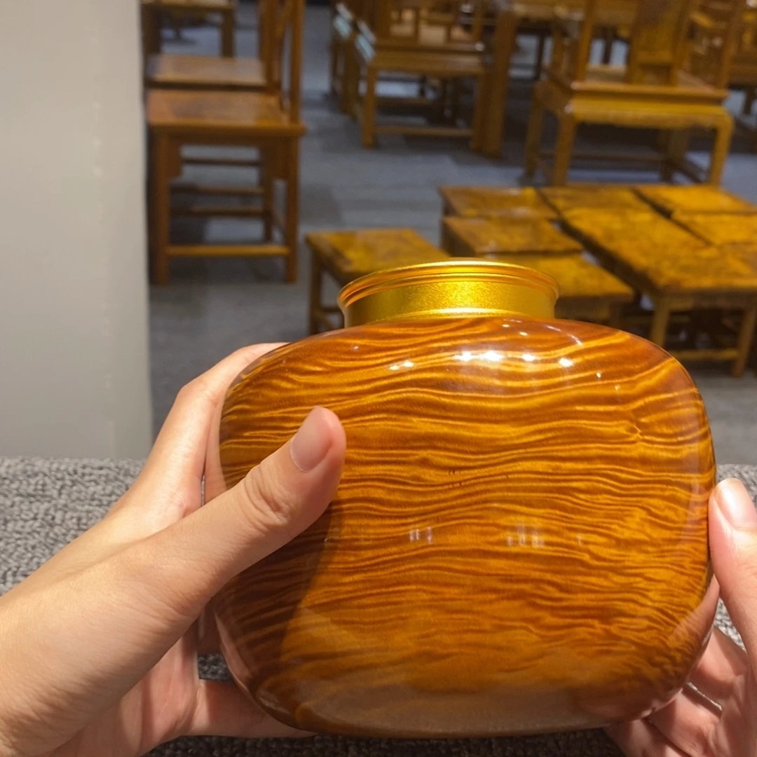 金丝楠金丝楠茶叶罐